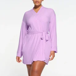 SOFT LOUNGE ROBE | SUGAR PLUM-Skims New