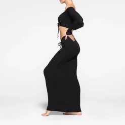 SOFT LOUNGE RUCHED LONG SKIRT |-Skims Best