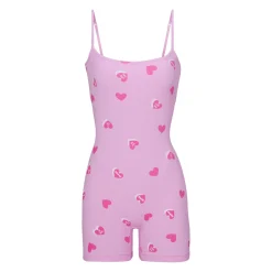 SOFT LOUNGE SCOOP ONESIE | PETAL PRINT-Skims Online