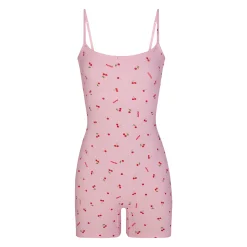 SOFT LOUNGE SCOOP ONESIE | CHERRY BLOSSOM PRINT-Skims Clearance
