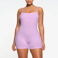 SOFT LOUNGE SCOOP ONESIE | SUGAR PLUM-Skims Hot