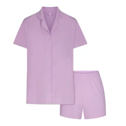 SOFT LOUNGE SHORT SLEEP SET | SUGAR PLUM-Skims Clearance