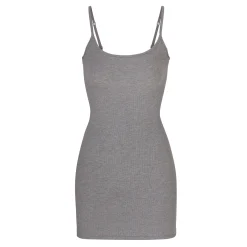 SOFT LOUNGE SLIP DRESS | HEATHER GREY-Skims Discount