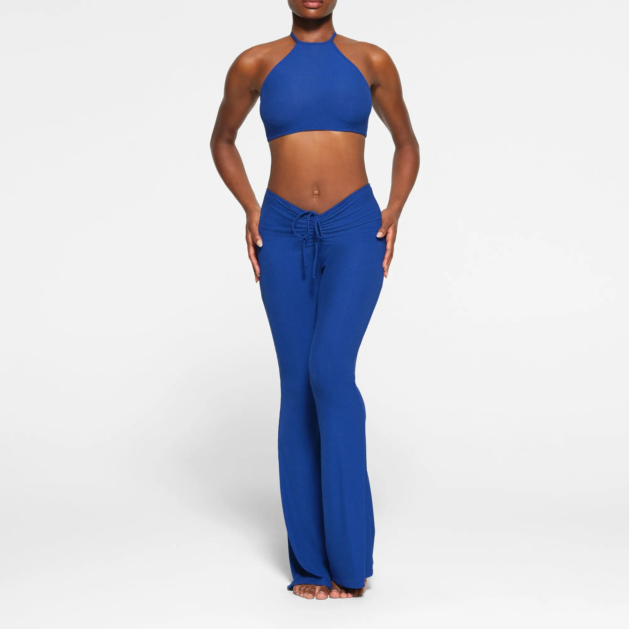 SOFT LOUNGE SUPER CROPPED HALTER TOP |-Skims Sale