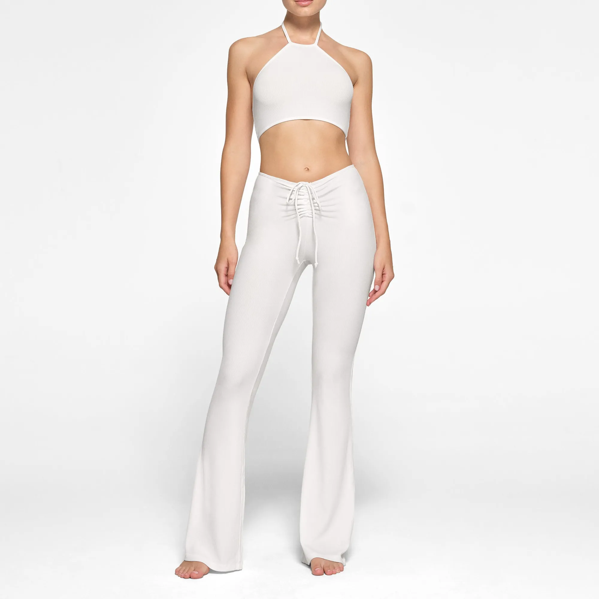 SOFT LOUNGE SUPER CROPPED HALTER TOP |-Skims Hot