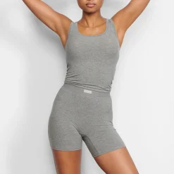 SOFT LOUNGE TANK | HEATHER GREY-Skims Hot