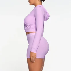 SOFT LOUNGE ZIP UP HOODIE | SUGAR PLUM-Skims New