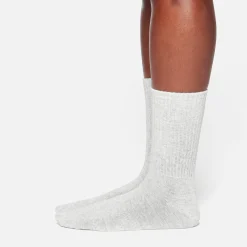 SPORT CREW SOCK | LIGHT HEATHER GREY-Skims Online