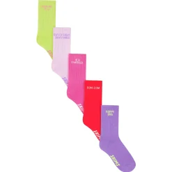 SPORT CREW SOCK 5-PACK | DAFFODIL BABY PINK MULTI-Skims Fashion