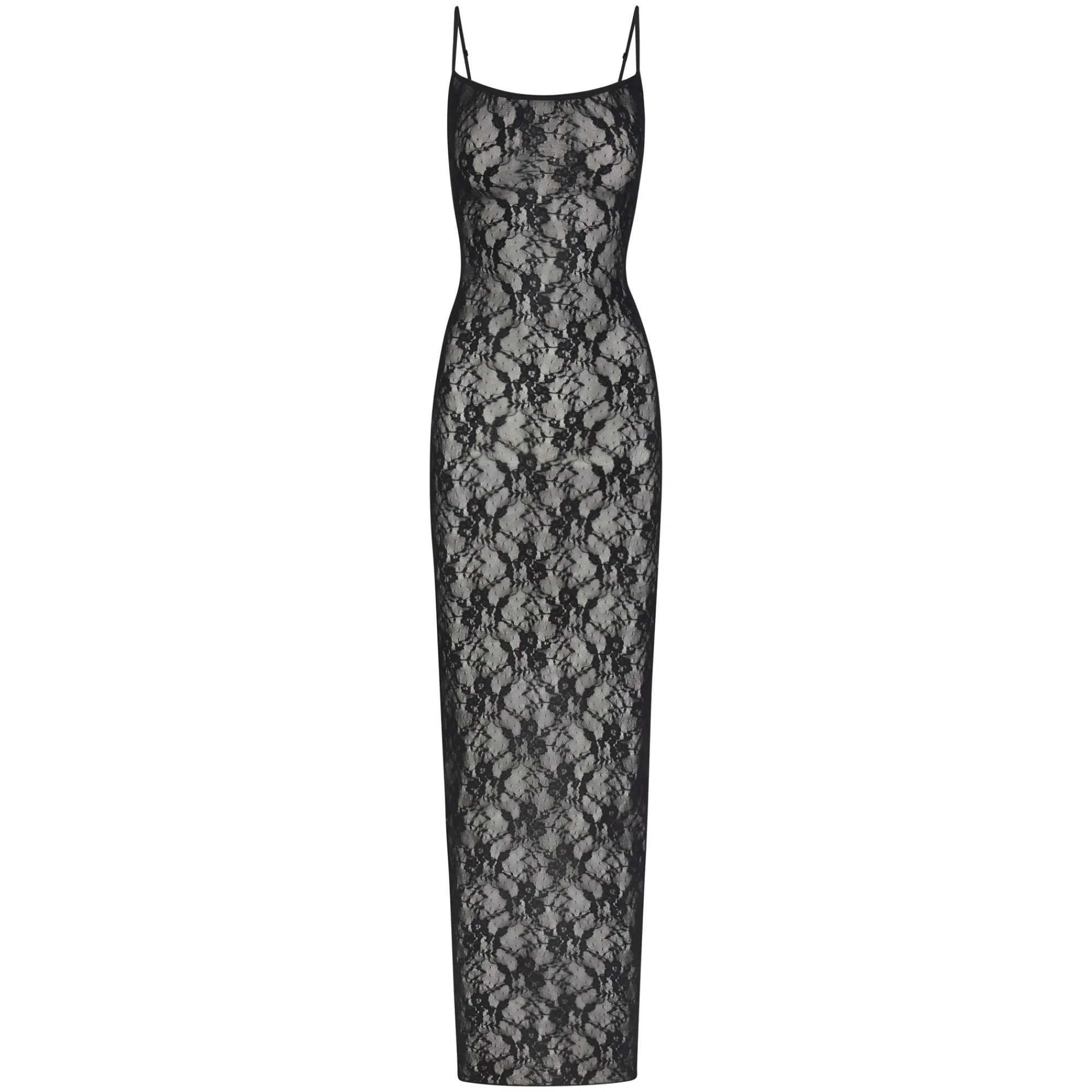STRETCH LACE CAMI LONG DRESS |-Skims Sale