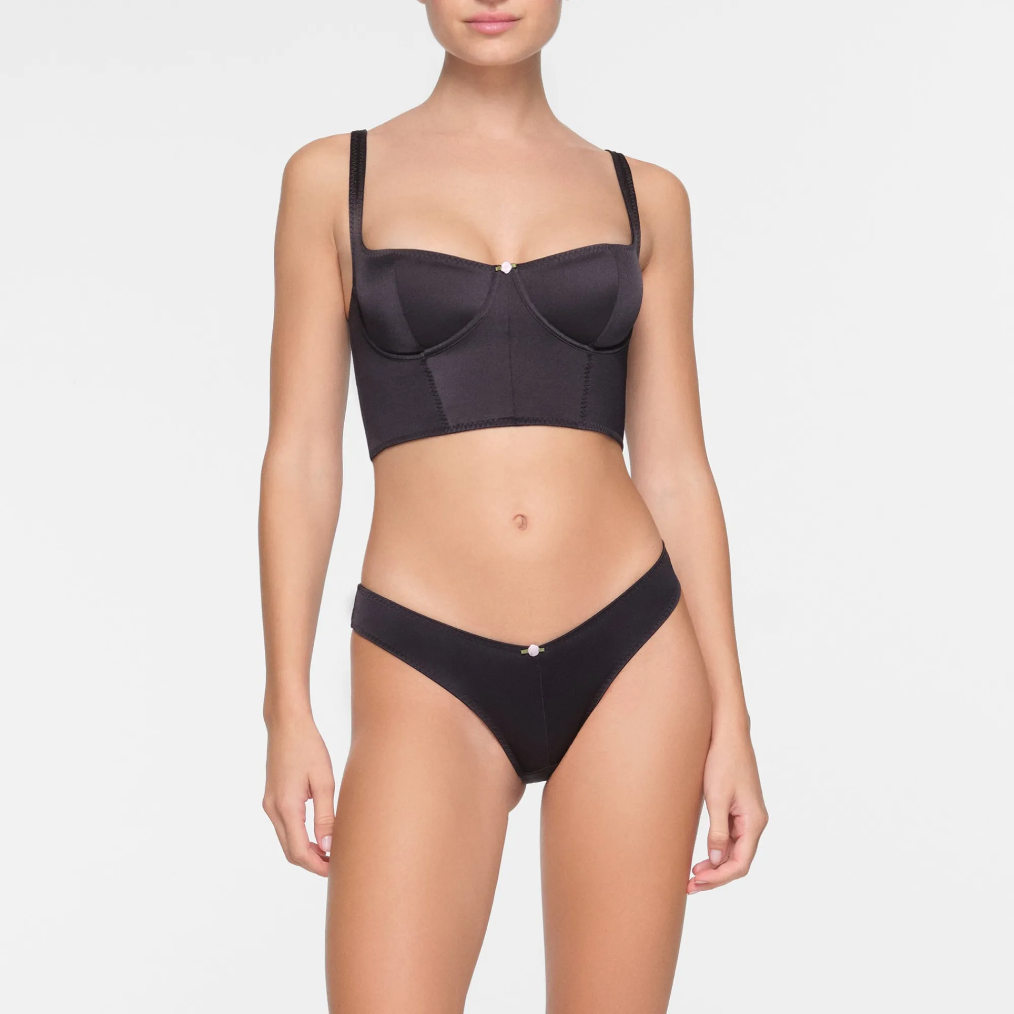 STRETCH SATIN CORSET |-Skims Hot