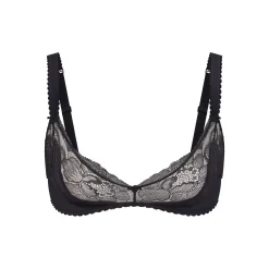 STRETCH SATIN LACE TRIANGLE BRALETTE |-Skims Outlet