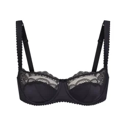 STRETCH SATIN LACE UNLINED BALCONETTE BRA |-Skims Outlet