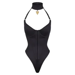 STRETCH SATIN PENDANT BODYSUIT |-Skims New