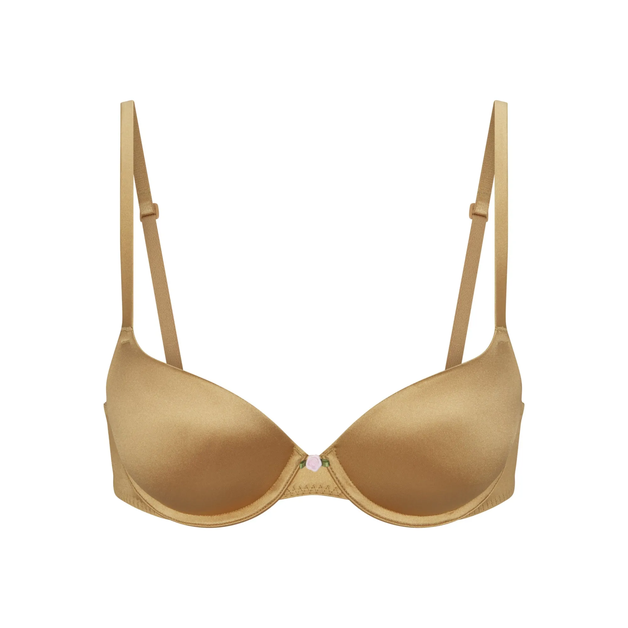 STRETCH SATIN PUSH-UP BRA |-Skims Clearance