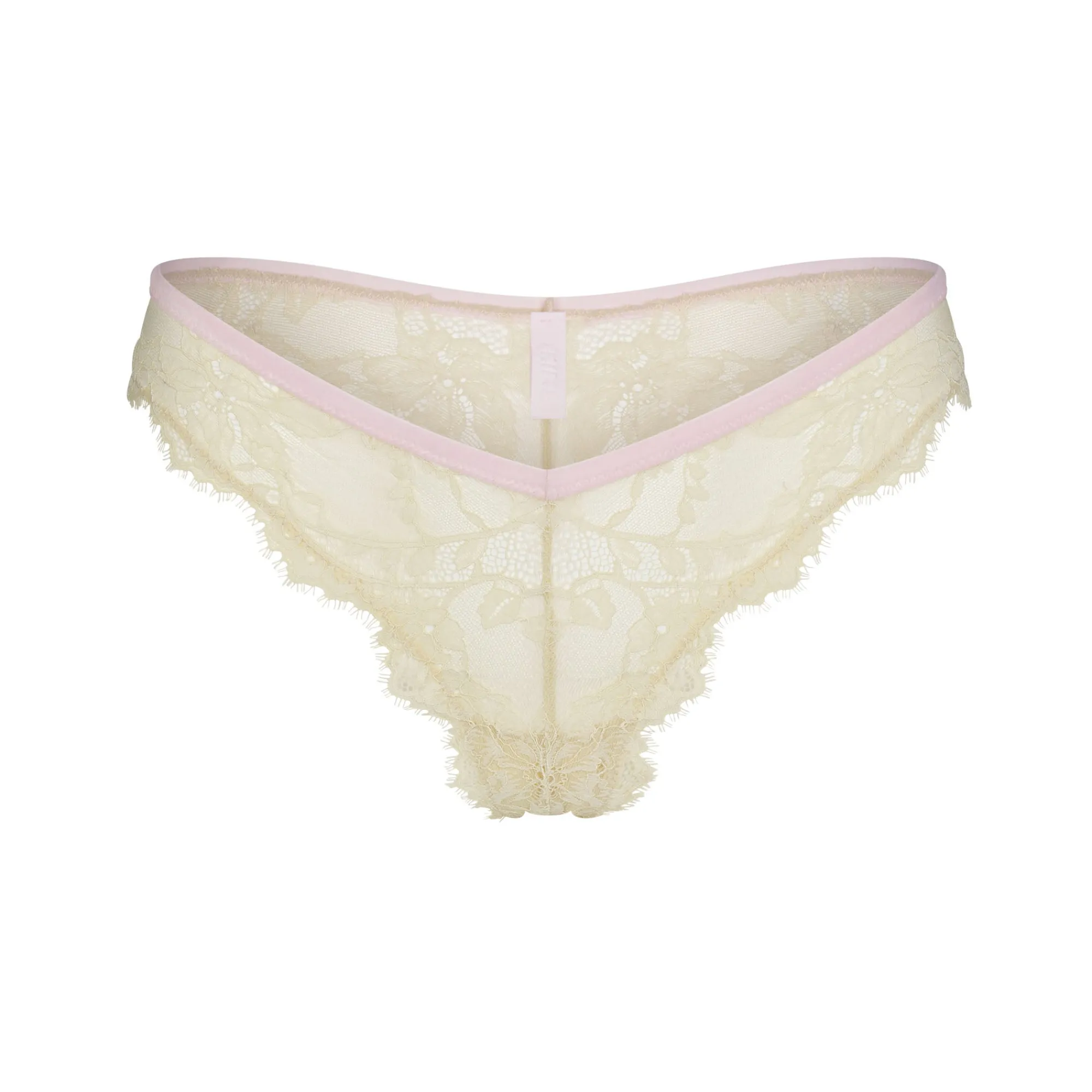 VELVET LACE DIPPED THONG | CHERRY BLOSSOM-Skims Outlet