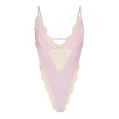 VELVET LACE TEDDY | CHERRY BLOSSOM-Skims Clearance