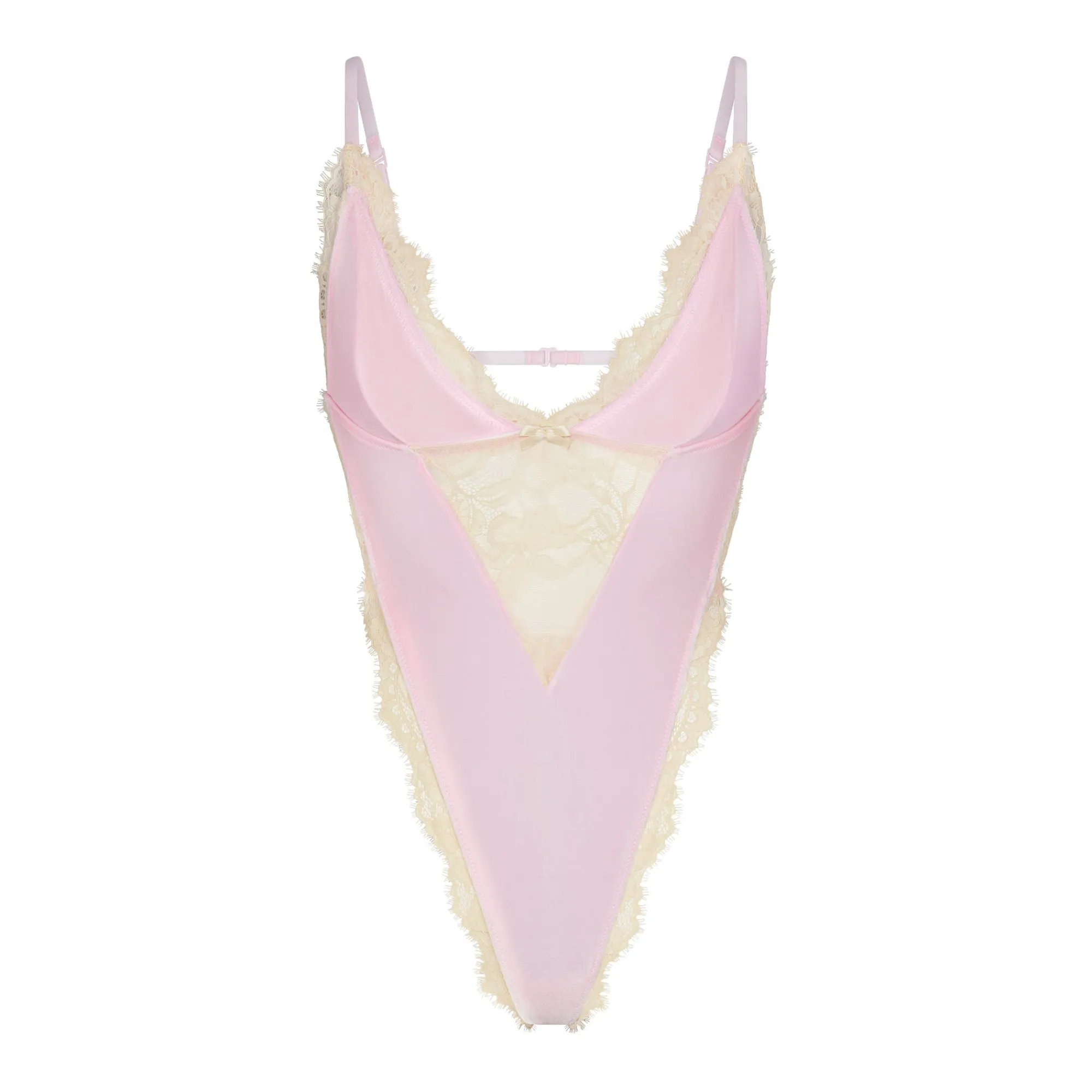 VELVET LACE TEDDY | CHERRY BLOSSOM-Skims Clearance