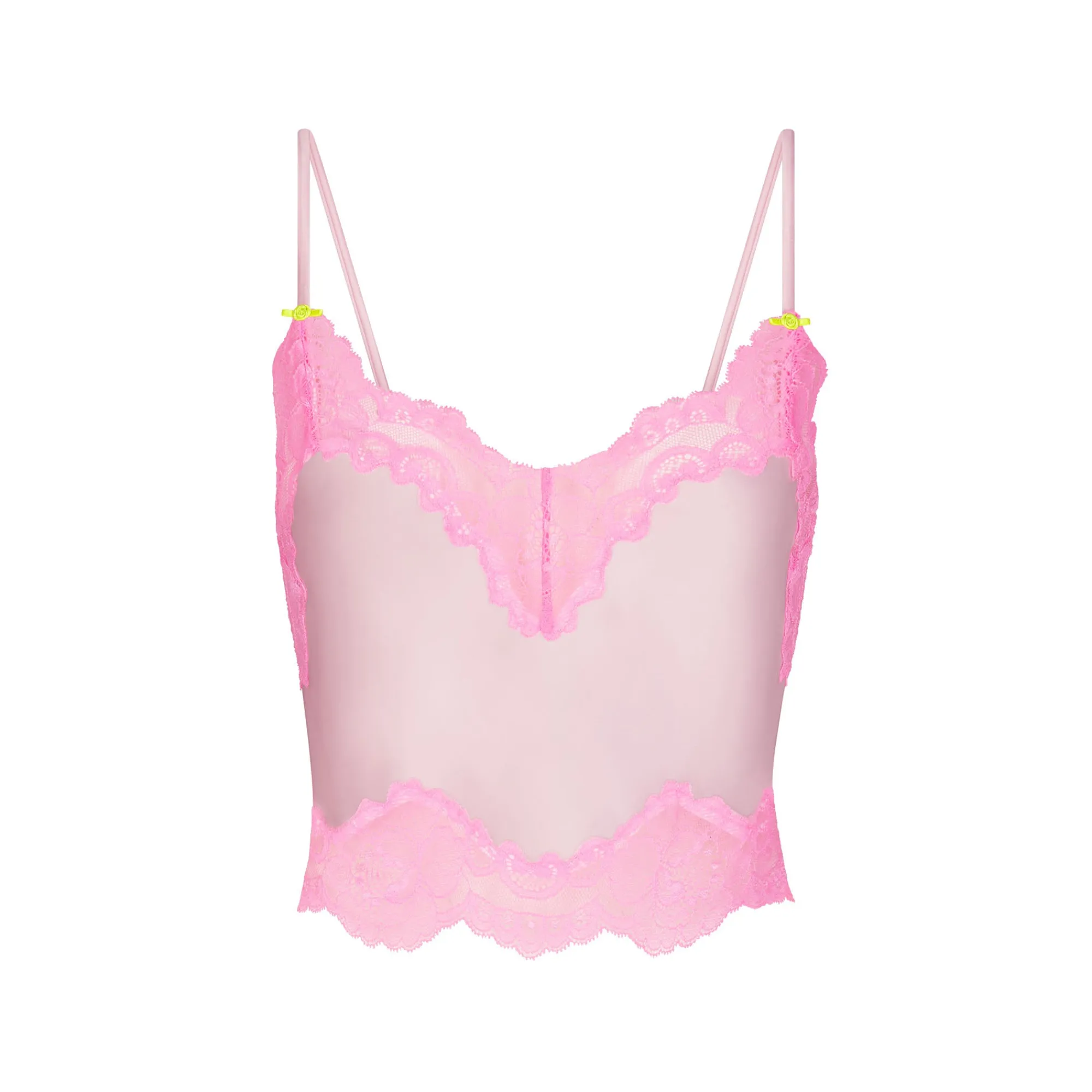 WOVEN SHINE LACE CAMI | CHERRY BLOSSOM-Skims Sale
