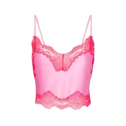 WOVEN SHINE LACE CAMI | NEON ORCHID-Skims New